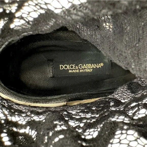 Dolce & Gabbana Lace Ankle Stretch Booties - Picture 11 of 15